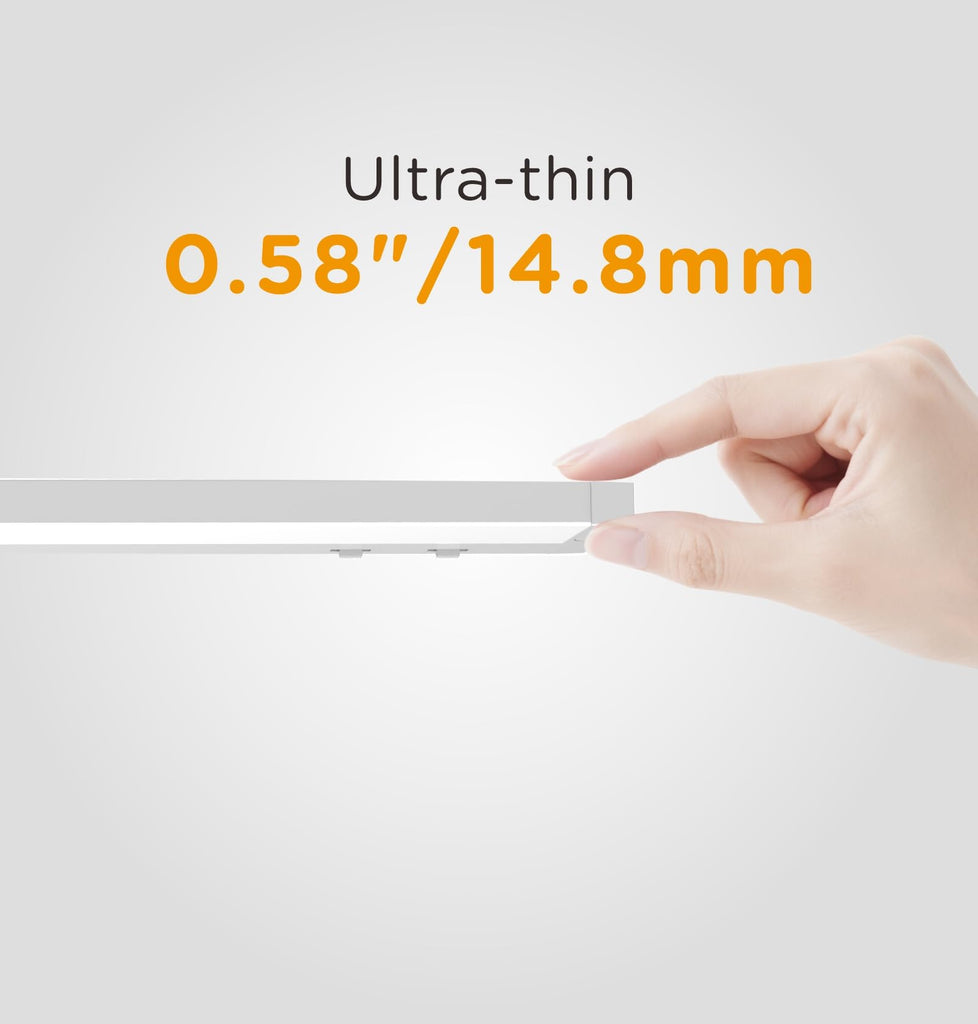 Under Cabinet Lighting Plug in,14W 120V 3 Color 3000K/4000K/5000K,3 Brightness,Super Bright,Ultra Thin Under Counter