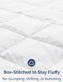 King, White Alternative Down Comforter - Warm, Lightweight & Breathable Hotel Quality Bedding Set for Men, Women