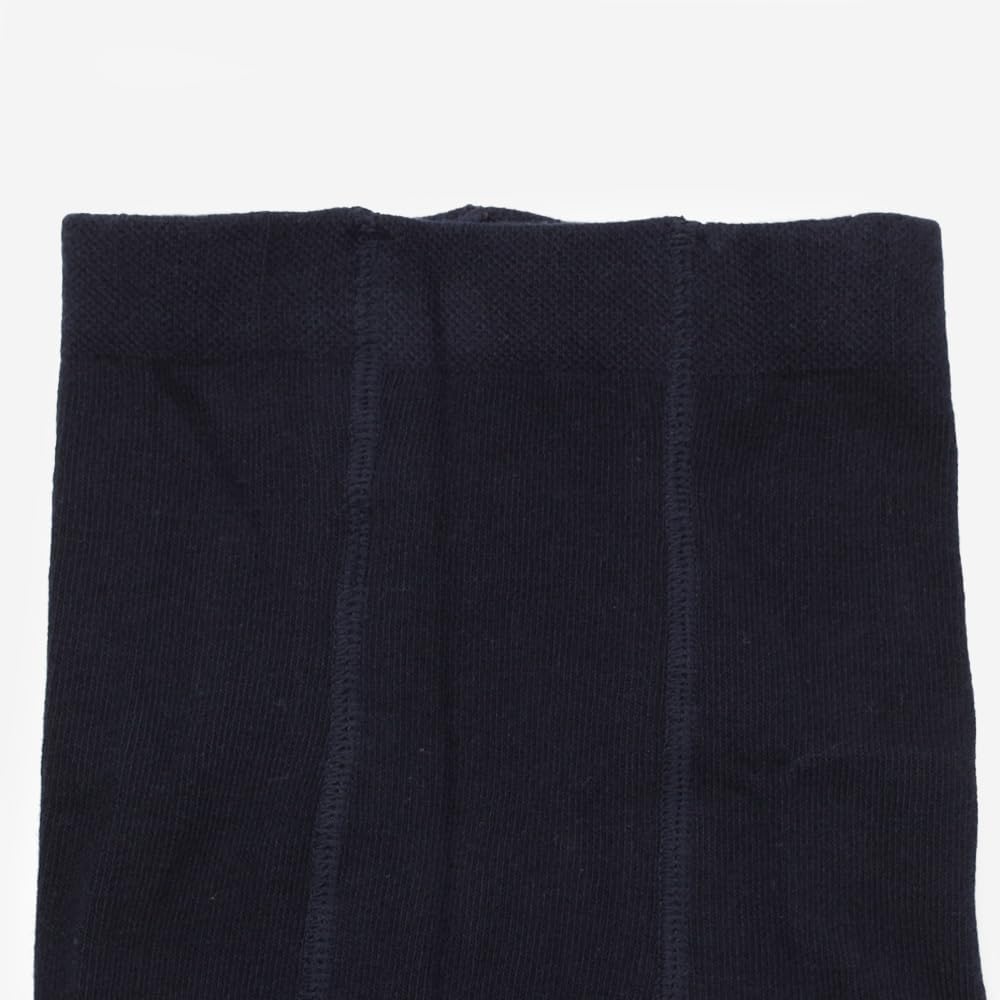 Kids Girls School Dress Cotton Tights Black White Gray Navy