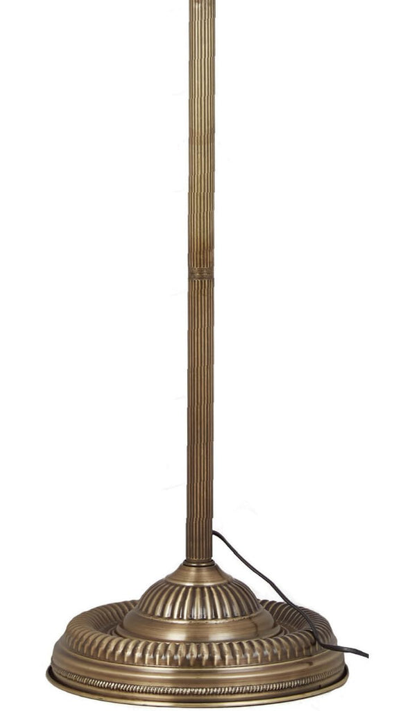10" Diameter Largest Mosaic Globe Turkish Floor Lamp, Handmade Moroccan Standing Lamp, Antique Brass Finish, 5.5 ft