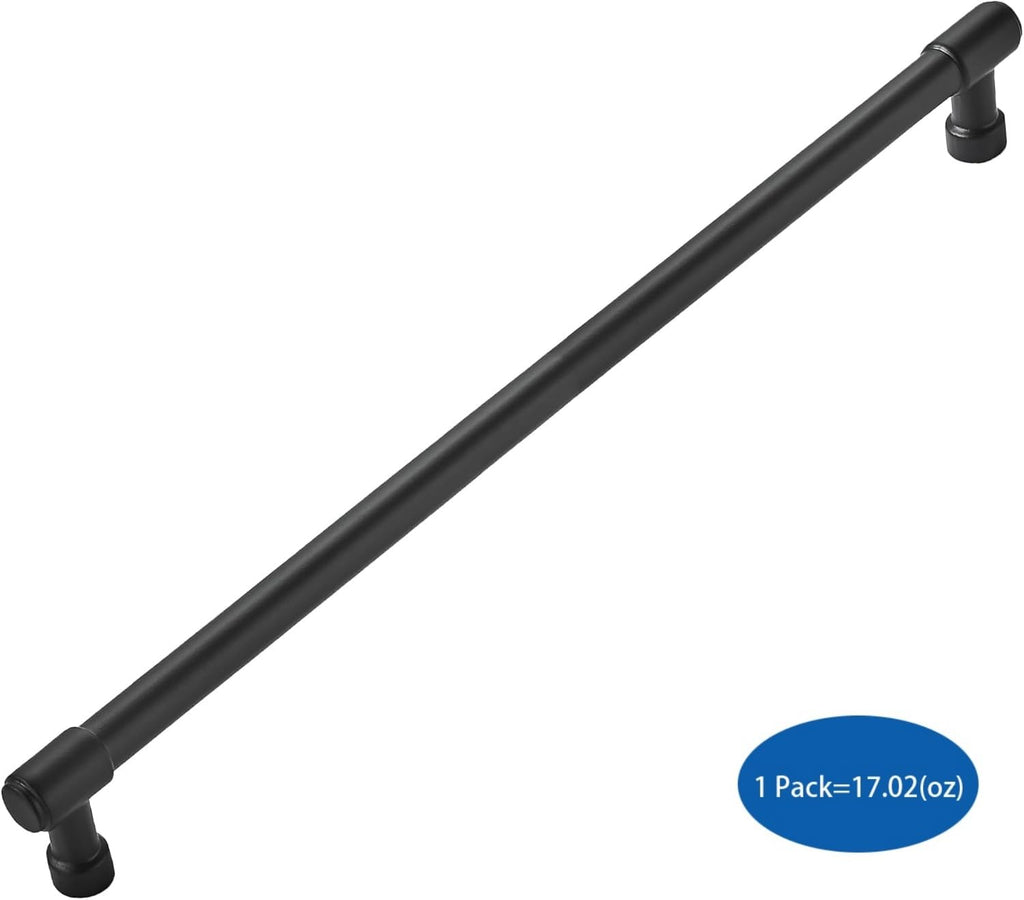 Appliance Pulls Matte Black 12 Inch(305mm) Center to Center 1 Pack Heavy Duty Drawer Pulls Kitchen Cabinet Handle