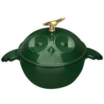 16 OZ Mini Dutch Oven, 0.5 Qt Enameled Cast Iron Cocotte with Lid