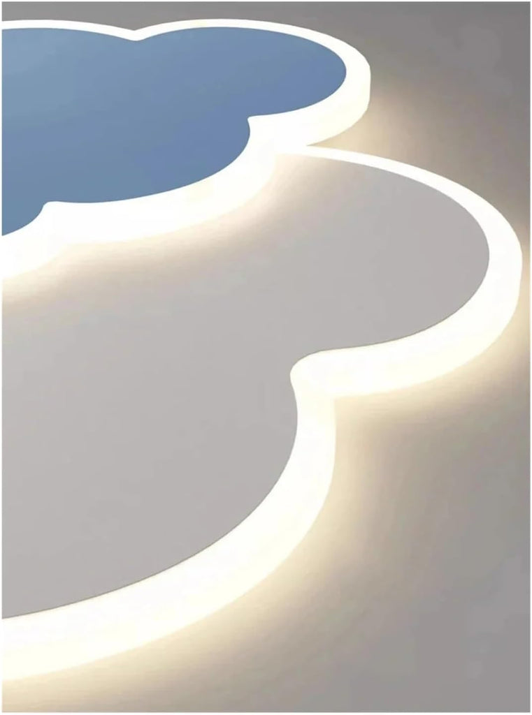 Kids Cloud LED Flush Mount Ceiling Light, Modern Creative Clouds Lamp for Baby Girl Boy Bedroom Nursery Living Room