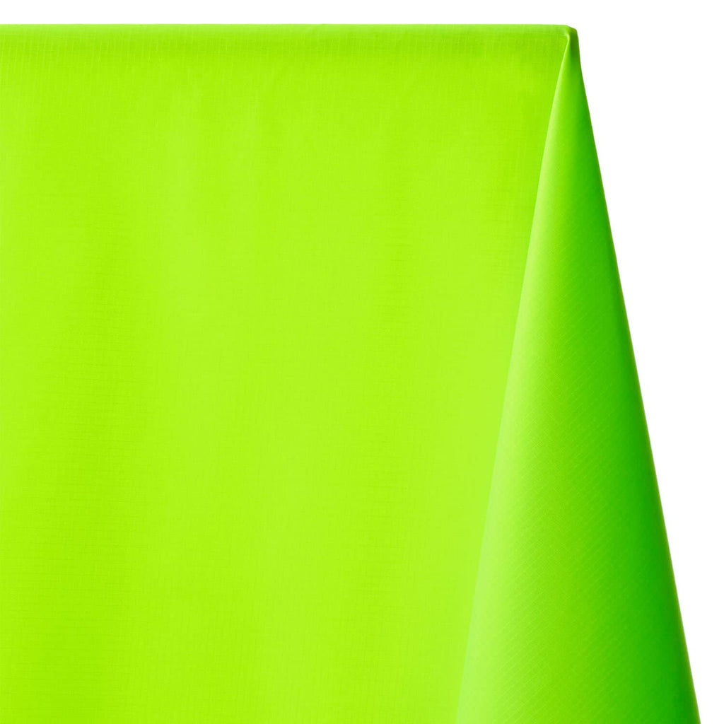 Nylon Ripstop Fabric Water Repellent Heavy Duty Outdoor Lightweight By The Yard - Neon Green (1 Yard)