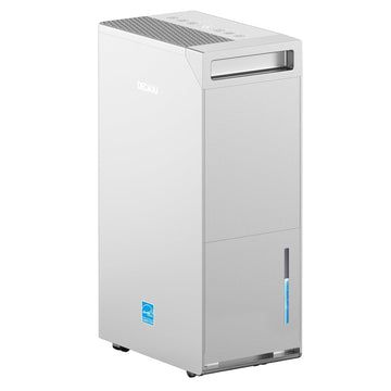 5000 Sq.Ft Energy Star Most Efficient 2024 Dehumidifier, Max 100 Pint Dehumidifier for Basement with Drain Hose