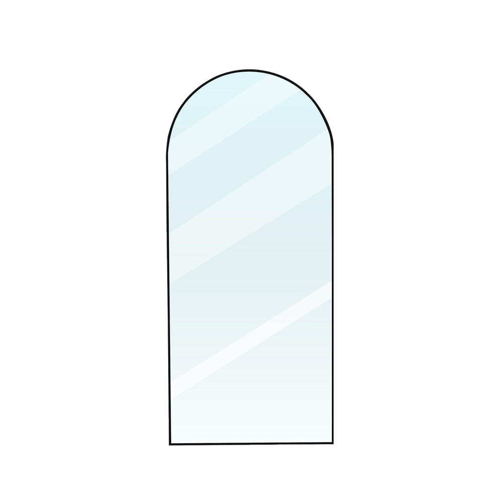 Arched Full Length Mirror, 71x32 Big Oversized Mirrors with Stand