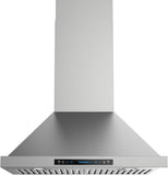 30 Inch Stainless Steel Wall Mount Range Hood 900 CFM 4 Speed Gesture, Touch & Remote Control Convertible Ducted/Ductless