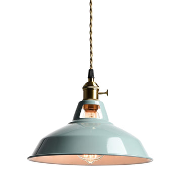 Modern Pendant Light Sea Blue Dimmable Kitchen Hanging Light Fixture