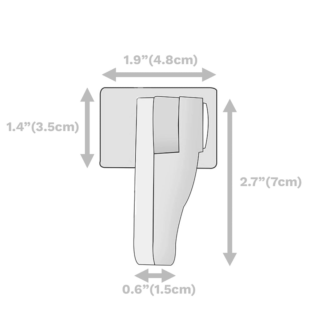 Child Proof Door Lever Lock, Baby Proofing Door Handle Lock, Minimalist Design, 3M Adhesive & No DrillingNeed, Child