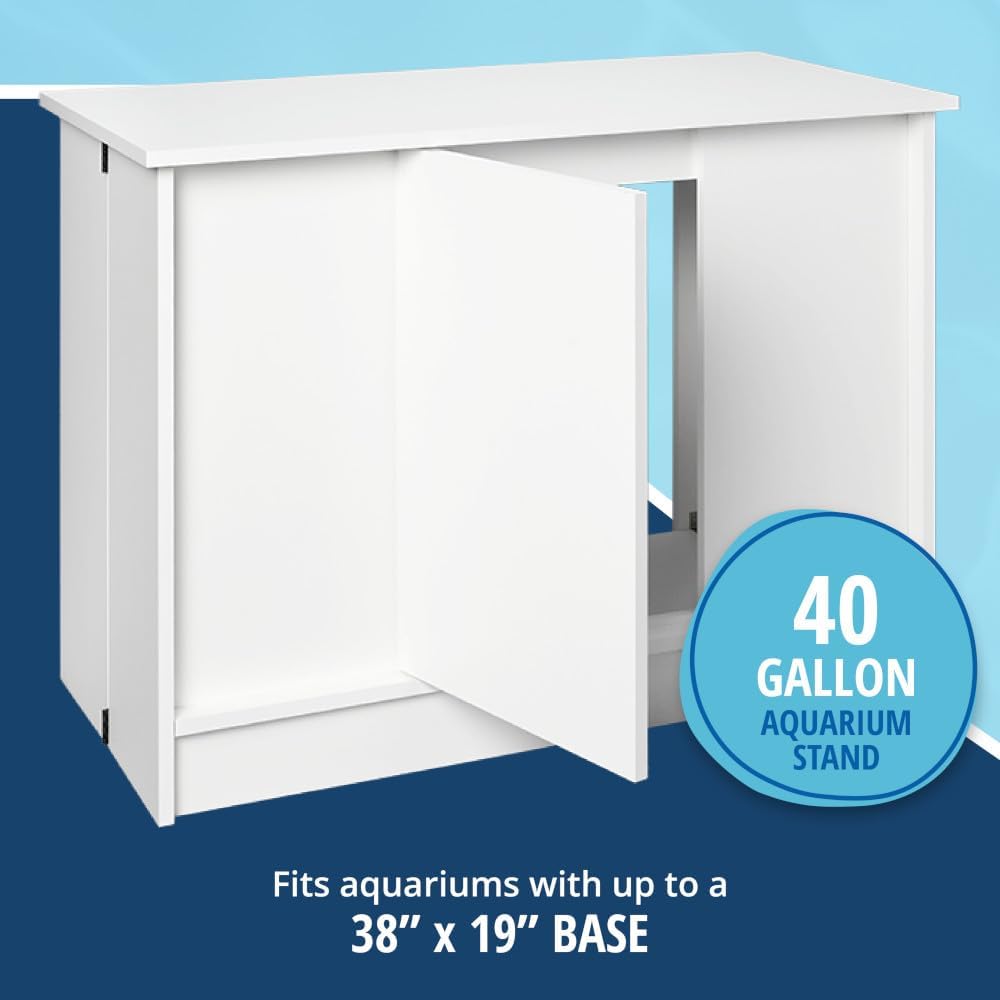 40 Gallon Fish Tank Stand, Durable Water-Resistant Wood