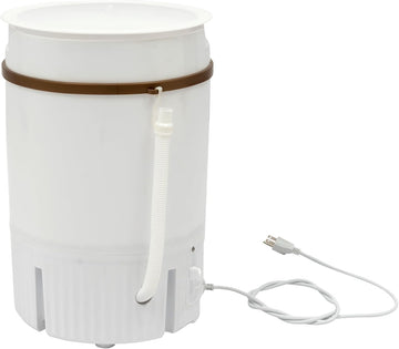 Mini Washing Machine, 260W Portable Compact Spin Dryer, 4.5L/1.19Gal Capacity Semi-Automatic Washer with Dehydration