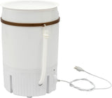 Mini Washing Machine, 260W Portable Compact Spin Dryer, 4.5L/1.19Gal Capacity Semi-Automatic Washer with Dehydration