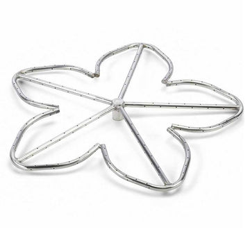 Fire Penta Fire Pit Burner, 30-Inch, Stainless Steel, Natural Gas