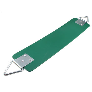 Swing Seat, 30.4 x 6 x 0.27 Inch Yard Swing for Kids & Adults with Metal Triangle Ring - Green( / Weight