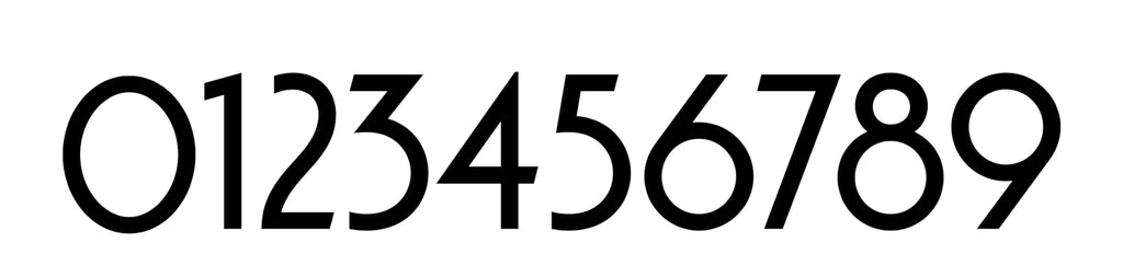 12 Inch Metal House Numbers for Outside | Floating Numbers for Mailbox | Modern Black Coated Large Address Numbers