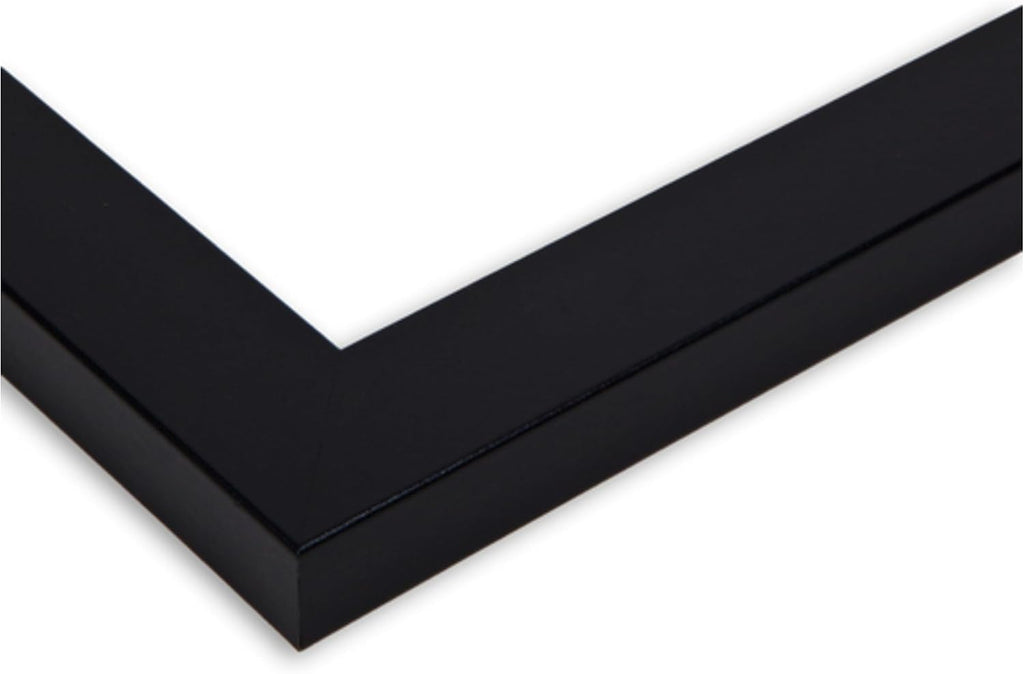 24x36 Poster Frame, 1.25" Black Custom Picture Frame for 24 x 36 Photos, Comes with Plexi Glass and Corrugated