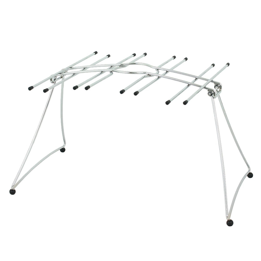 Fusion Stemware Wine Decanter Drying and Storage Rack - 16 Wine Glass Rack and Holder, Foldable