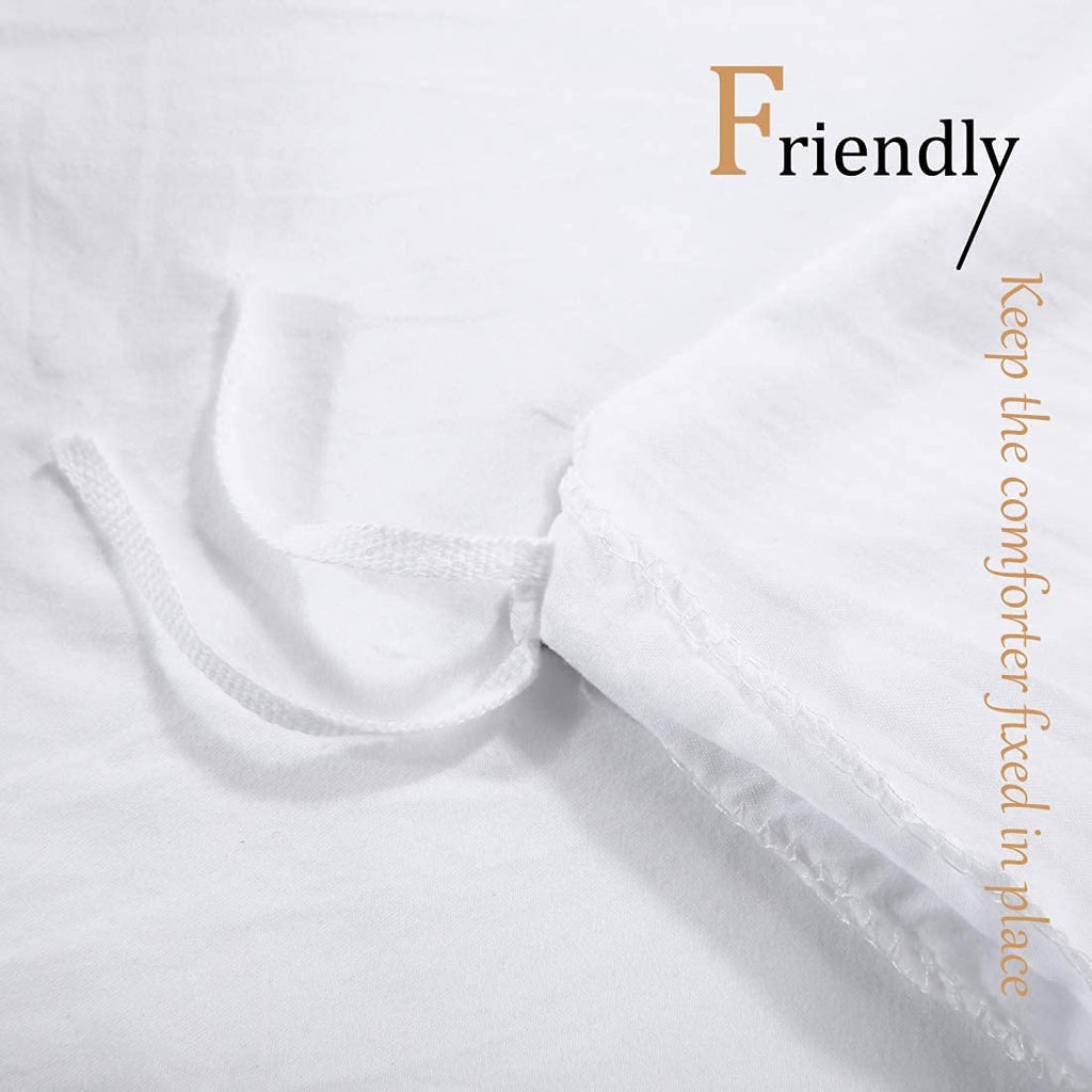 Luxury 1000 Thread Count Certified Egyptian Cotton Oversized King 120x98 Size 1-Piece Duvet Cover Zipper Closer &