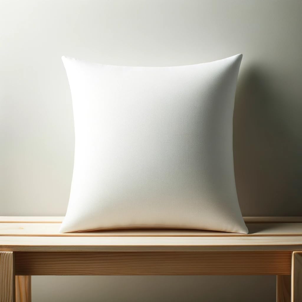 18 x 18 inches Pillow Inserts Hypoallergenic Brushed Microfiber Liner Down Alternative Filled Square - Set of 6
