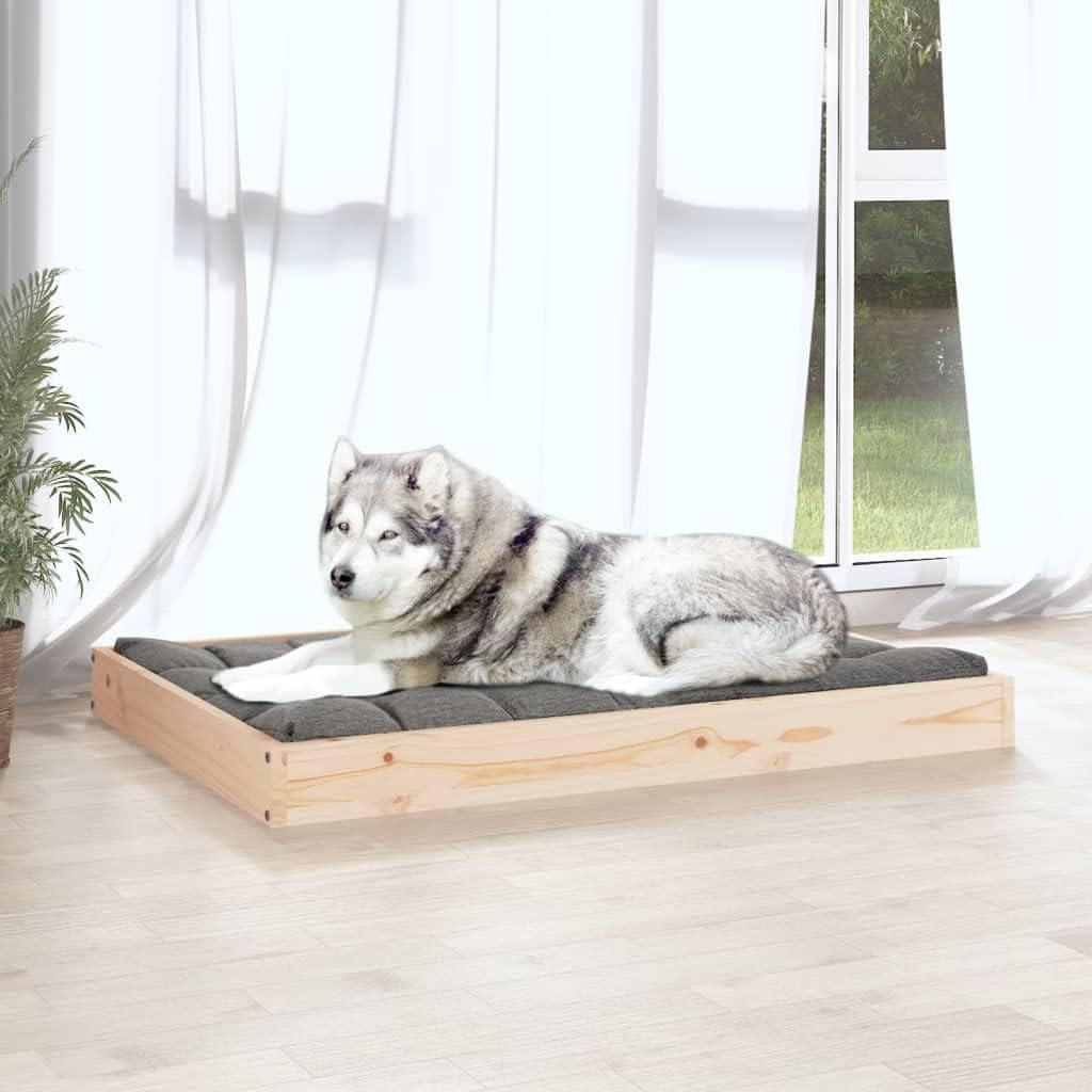 Wooden Dog Bed Frame 40 x, Elevated Pet Sofa for Large Dogs, Sturdy Pine Wood Platform for Indoor Pets