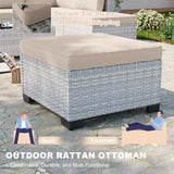 9-Piece Wicker Outdoor Patio Furniture Set | All-Weather Resistant for Backyard, Garden & Porch