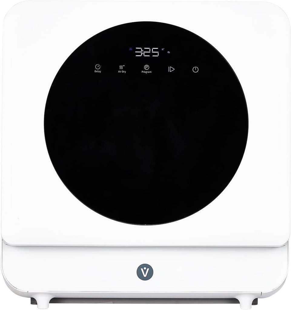 Countertop Dishwasher, 5 Programs Portable Dishwasher with Touch Control & Air-Drying Function