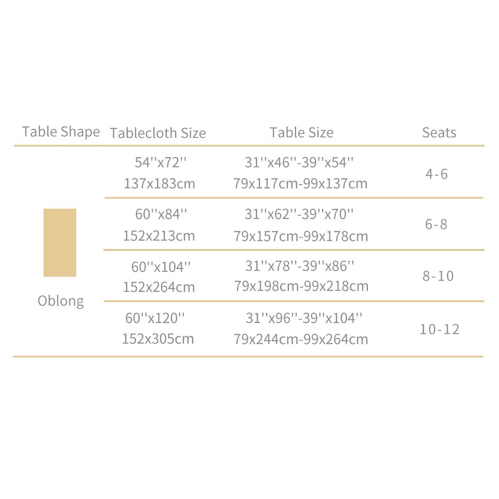 Premium 100% Linen Hemstitch Tablecloth-60 x 120 Inch Natural Linen, Natural Fabric, Rectangular Tablecloth for