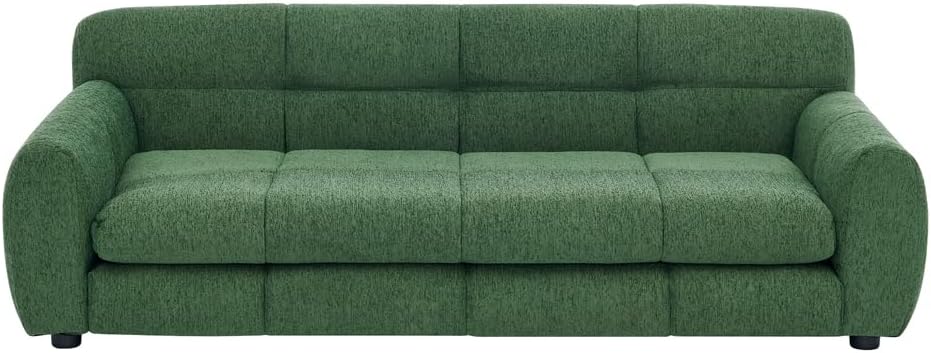 51" Breathable Comfy Cloud Sofa, Lazy Pet Couch with Linen Fabric, Dog Bed with Backrest for Large Oversized Dogs