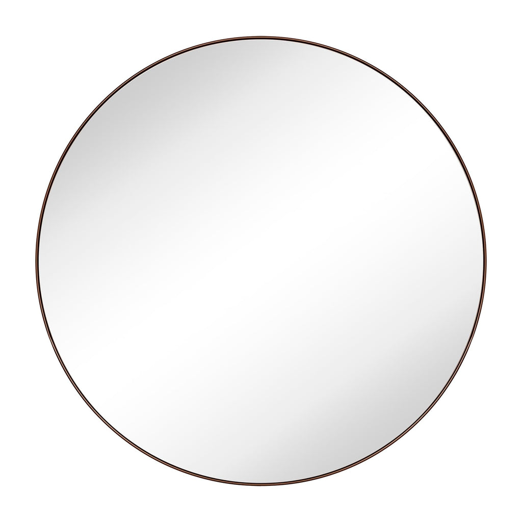 30 inch Oil Rubbed Bronze Round Mirror Circle Bathroom Vanity Mirror