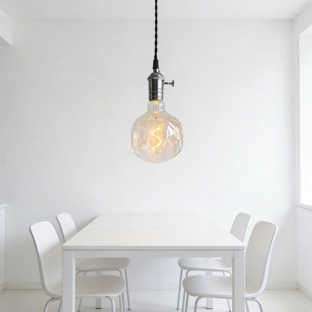 G40 LED Edison Bulb 4W 25W Equivalent, Dimmable E26, 110-130V 2000K Warm Amber, 200LM Vintage Industrial Decorative