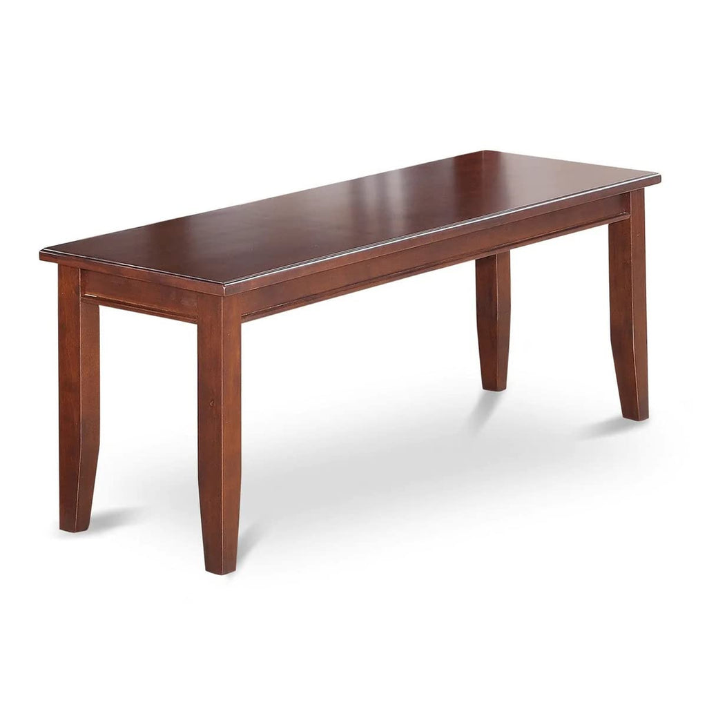 West Furniture 6 Piece Modern Dining Table Set Contains a Rectangle Wooden Table with Butterfly Leaf and