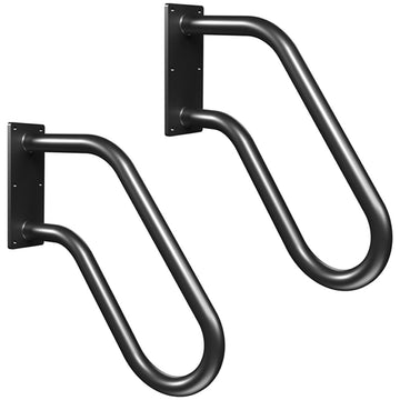 Handrails Wall Mount Stair Safety Handle Non-Slip Step Metal U-Shape Grab Yard Mounted Garage Porch Garden Hand