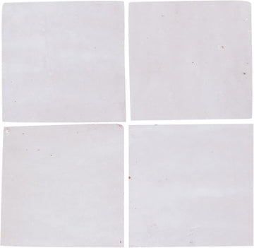 Mosaic & Tile House Handmade 4x4-in. Solid Color White (MSC01-02)