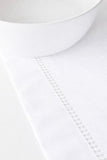 Classic Solid Color Hemstitched Border Tablecloth for Dining Table, Banquet, Wedding, Family Dinner 