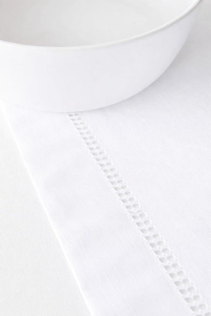 Rochester Collection Contemporary Hemstitched Polyester 90 x 90 Inch Table Cloth for Dining Table, B