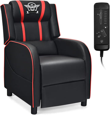 Gaming Recliner Chair, Adjustable Massage Gaming Chairs for Adults, Ergonomic Comfortable Lounge Leather Sofa