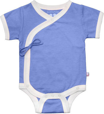 Baby Boys' Baby Short Sleeve Kimono Onesie