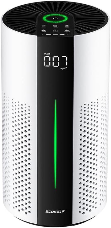 Air Purifiers for Bedroom, Air Purifiers for Bedroom 360° Air Intake with Smart Auto Mode, HEPA Air 