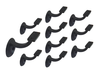 Heavy Duty Zinc Die Cast Handrail Bracket, Powder Coated Oil-Rubbed Bronze, 10 Pack, Made in Taiwan
