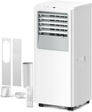 8000 BTU Portable Air Conditioner, 5-in-1 Cools 350 Sq.Ft, Quiet AC Unit with Fan & Dehumidifier, LED Display, Remote