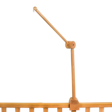 Baby Crib Mobile Hanger & Holder, 26 Inch 360° Rotating Wood