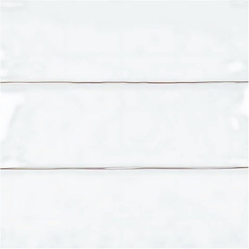 Altea Bright White 3x12 Handmade Ceramic Subway Wall Tile - Box of 50 Pieces (12.6 Sq.ft) Backsplash, Bathroom, and