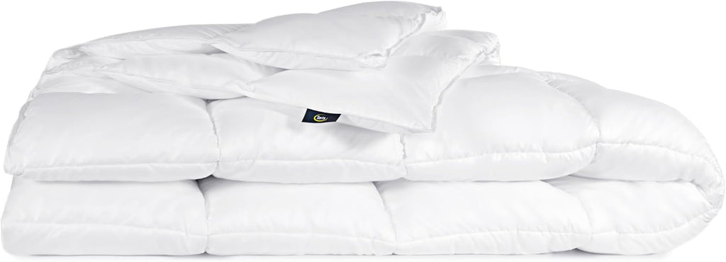 Down Illusion All Season Hypoallergenic Down Alternative Comforter with Corner Loops, King/Cal King,
