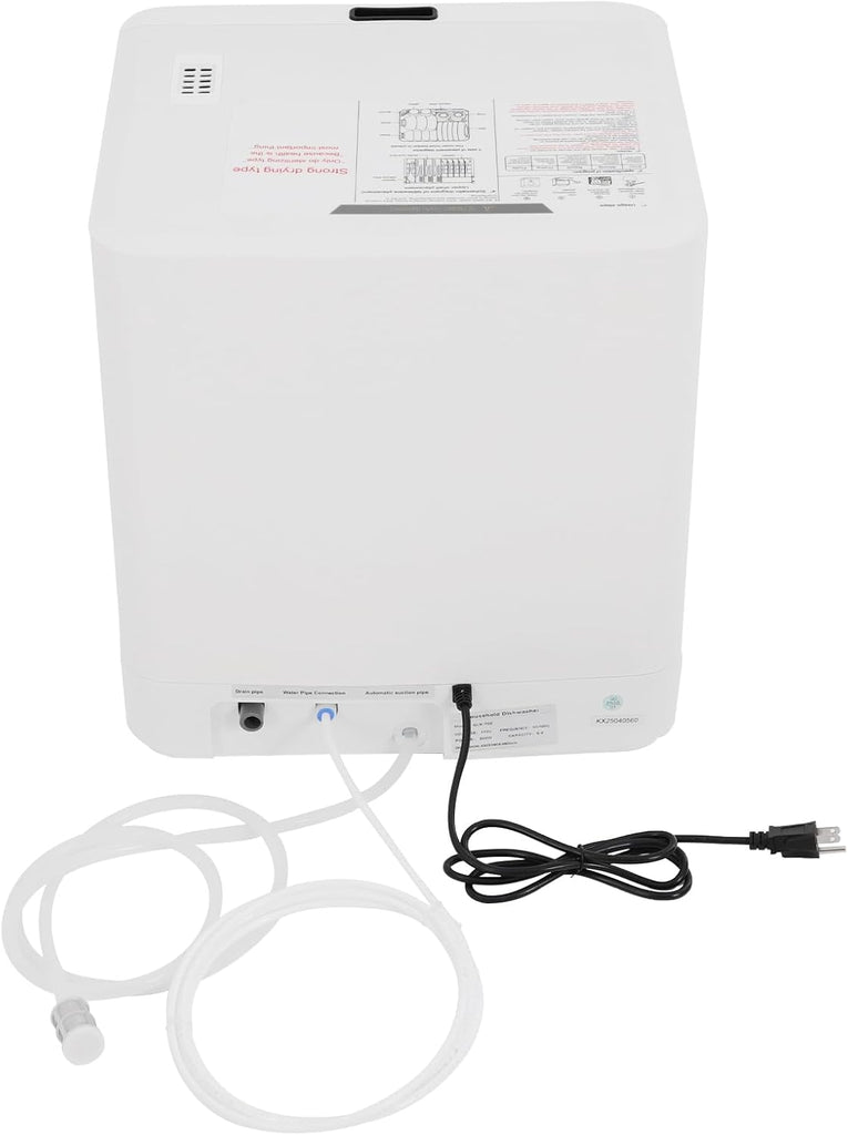 Countertop Dishwasher 800W Portable Mini Dishwasher 6.8L/1.8 Touch Controls Gallon Portable Dishwasher Countertop with