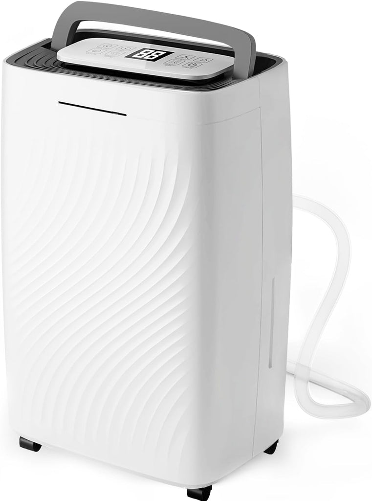 5500 Sq.Ft Dehumidifier for Basement with Drain Hose, Max 80 Pints/D (Standard 50Pint/D)
