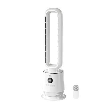 32" Bladeless Tower Fan , Smart Tower Fan with Remote, 90°Oscillating Bladeless Fan with 3 Modes, 3 Speeds & 12H