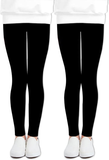 Multipack Cute Printed Girls Stretch Leggings Ankle Length