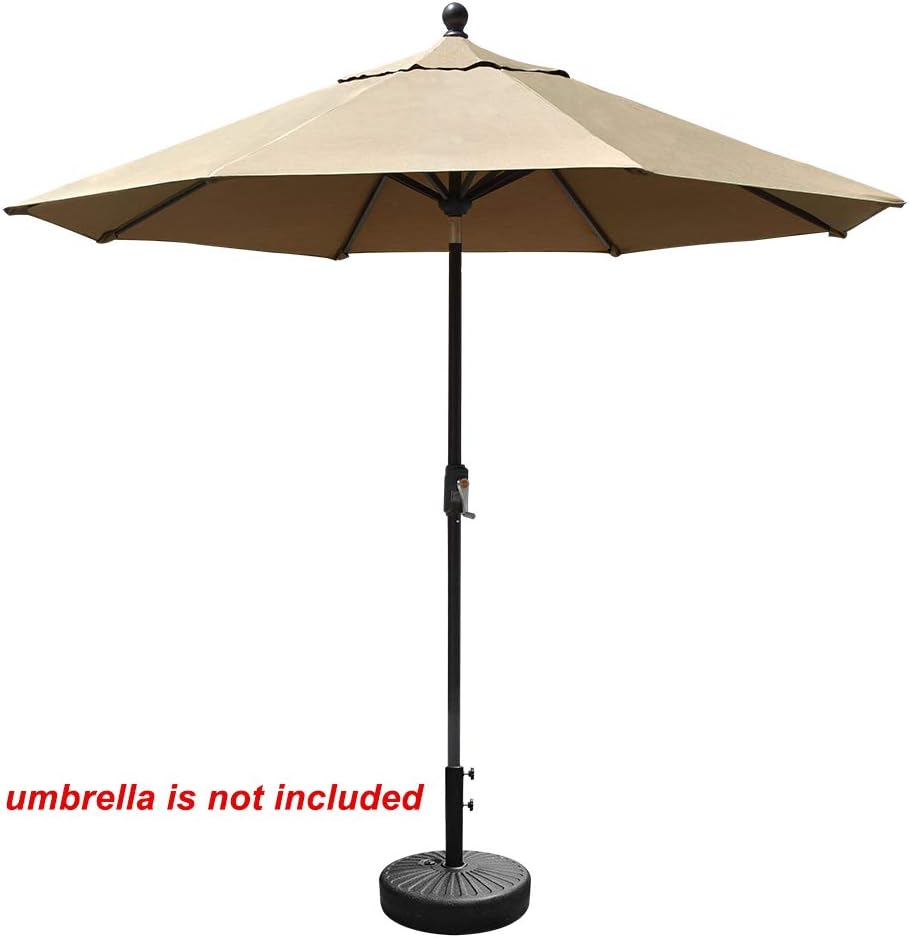 Umbrella Base Water Filled Stand Market Patio Outdoor Heavy Duty Umbrella Holder(Black)