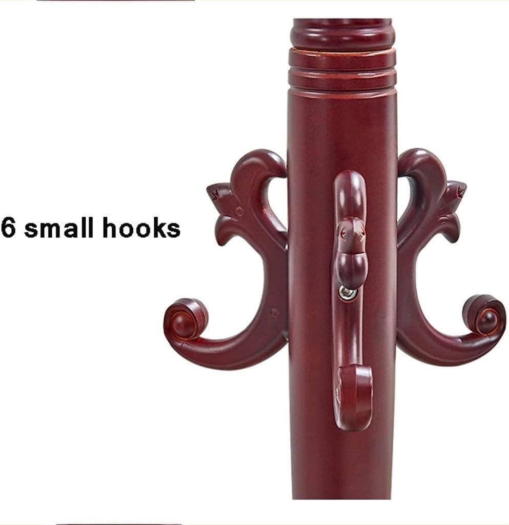 Standing Coat Rack Wood Classical Coat Rack Test Hanger Floor Coat Rack Coat Rack Freestanding (Color : White)