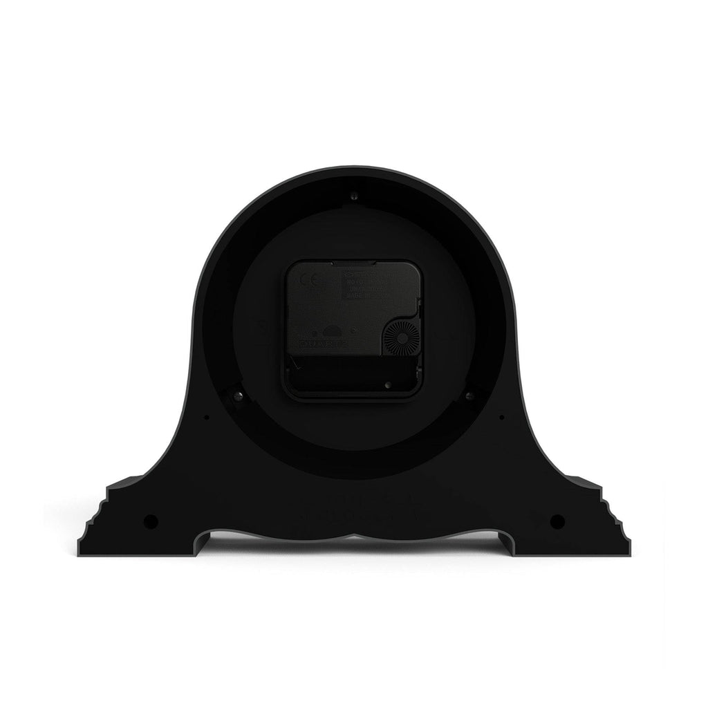 Speakeasy Small Mantel Clock | Napoleon's hat Design | Black